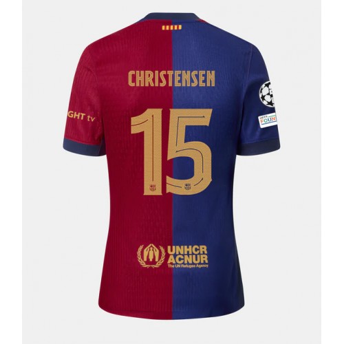 Fotbalové Dres Barcelona Andreas Christensen #15 Domácí 2024-25 Krátký Rukáv